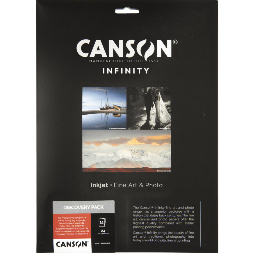 Pack Découverte Canson® Infinity, A4, 14 feuilles