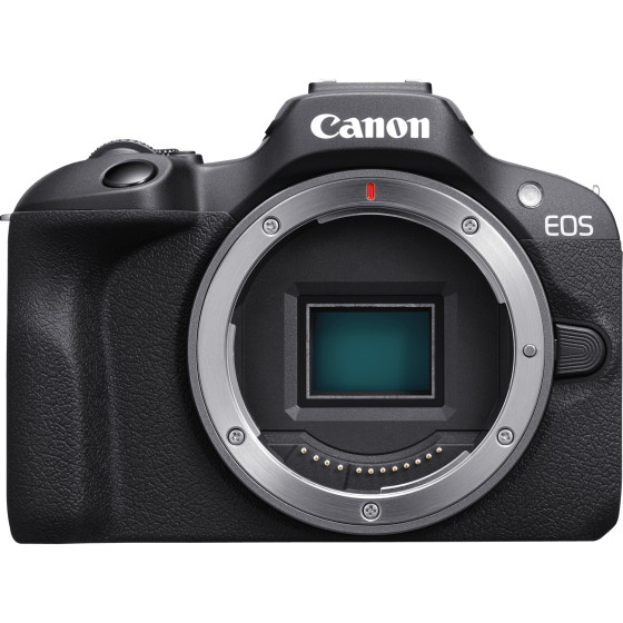 Appareil photo hybride Canon EOS R100 + RF-S 18-45mm F4.5-6.3 IS STM + sac à dos + carte SD
