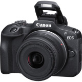Appareil photo hybride Canon EOS R100 + RF-S 18-45mm F4.5-6.3 IS STM + sac à dos + carte SD