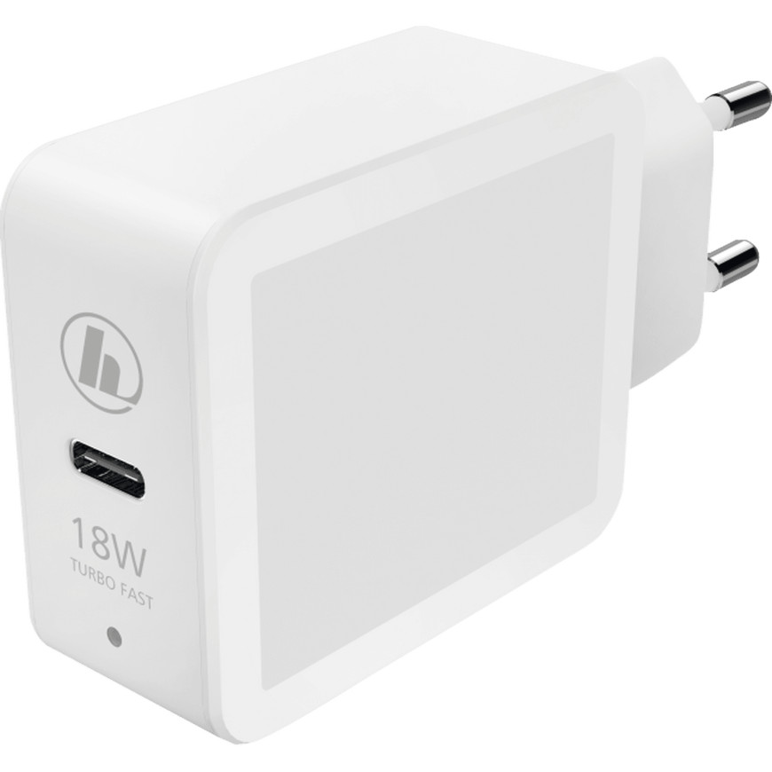 Chargeur Hama, Power Delivery (PD) / Qualcomm®, Adaptateur pour chargeur USB 18 watts