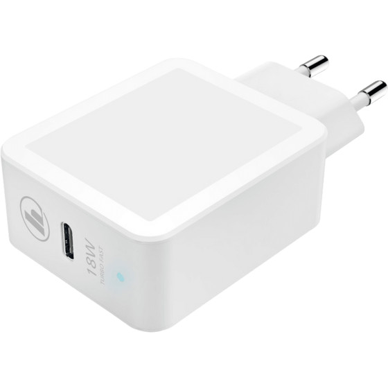 Chargeur Hama, Power Delivery (PD) / Qualcomm®, Adaptateur pour chargeur USB 18 watts