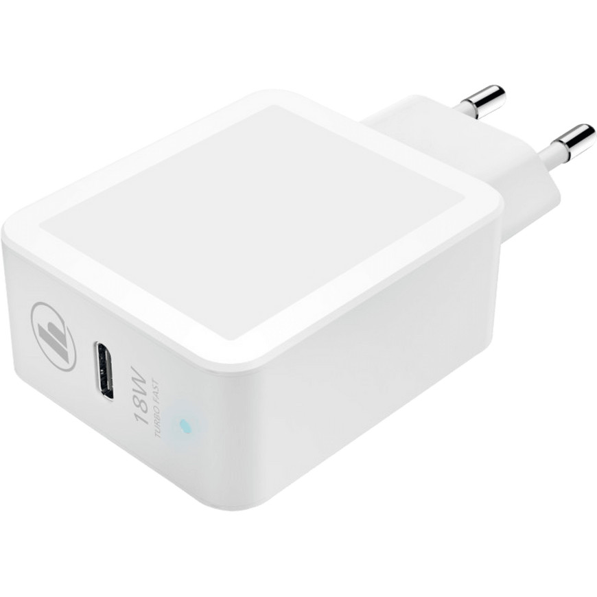 Chargeur Hama, Power Delivery (PD) / Qualcomm®, Adaptateur pour chargeur USB 18 watts