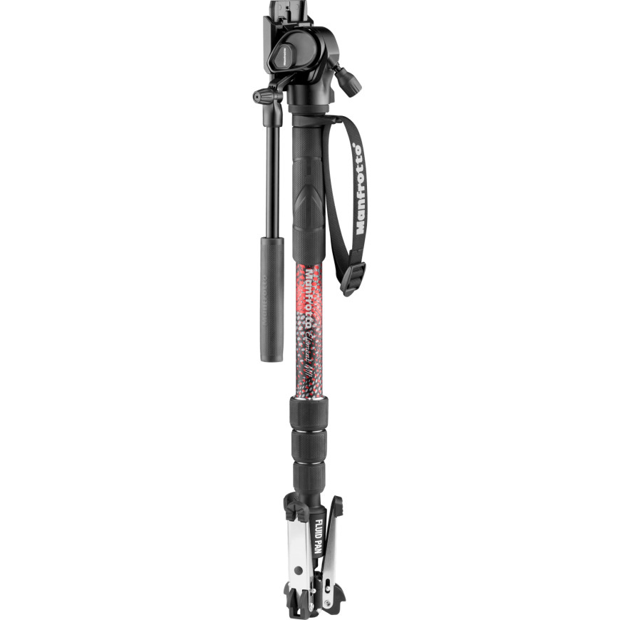Kit monopode vidéo Element MII en aluminium avec rotule fluide de Manfrotto