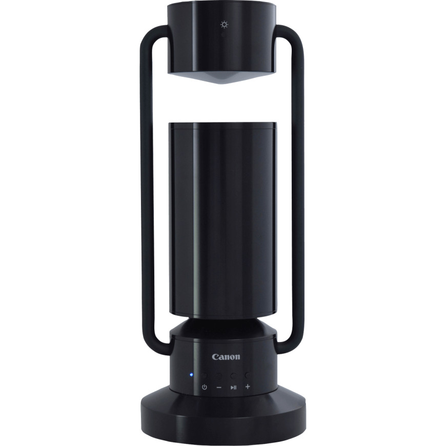 Lampe haut-parleur Canon Light & Speaker ML-A Bluetooth sans fil en aluminium - noire