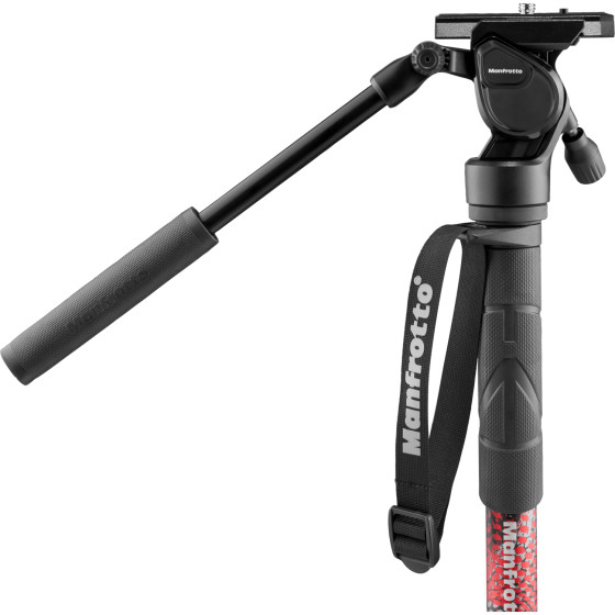 Kit monopode vidéo Element MII en aluminium avec rotule fluide de Manfrotto