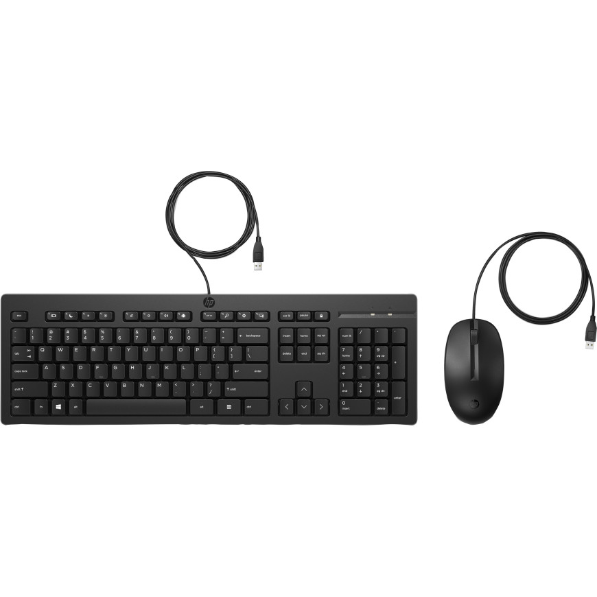 Pack clavier souris filaires HP 225 AZERTY (286J4AA)
