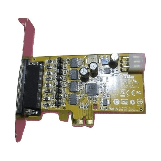 Dell 4-port Powered Serial PCIe carte (Pleine Hauteur)
