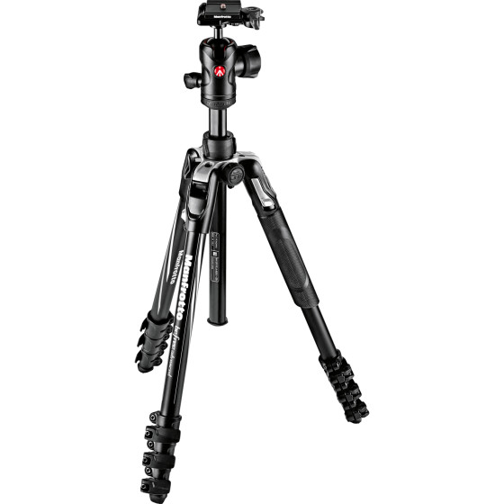 Kit trépied de voyage Befree Advanced en aluminium avec levier et rotule ball de Manfrotto