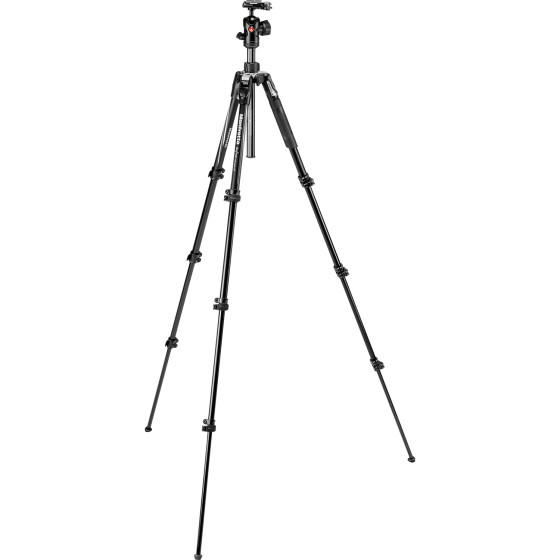 Kit trépied de voyage Befree Advanced en aluminium avec levier et rotule ball de Manfrotto