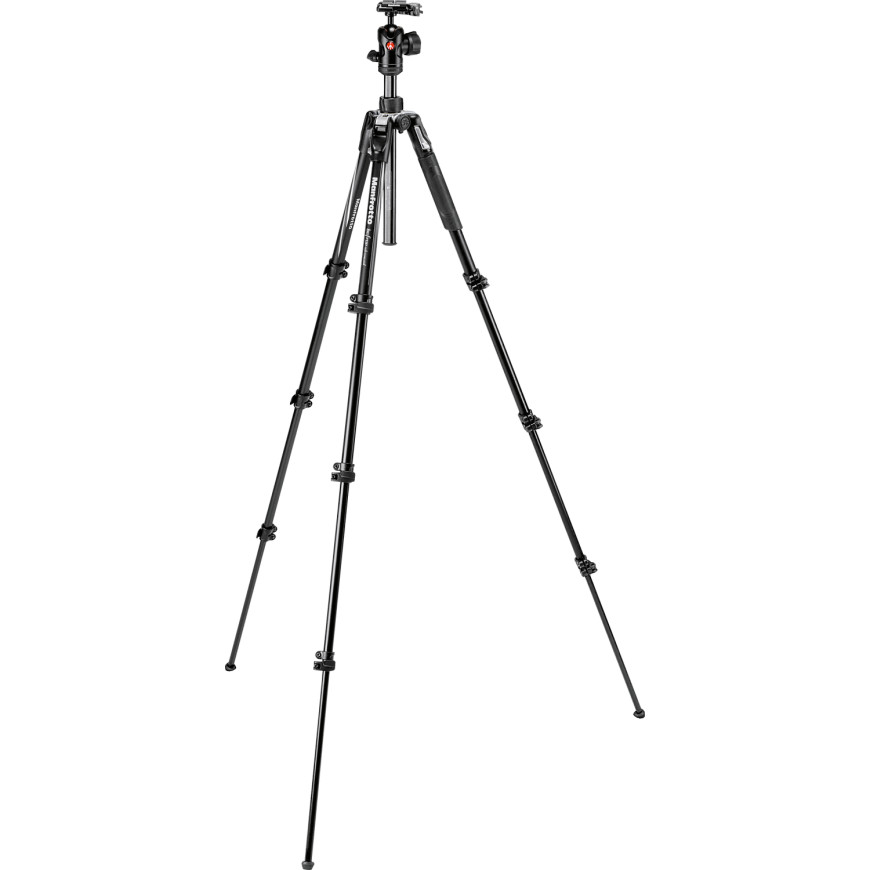 Kit trépied de voyage Befree Advanced en aluminium avec levier et rotule ball de Manfrotto