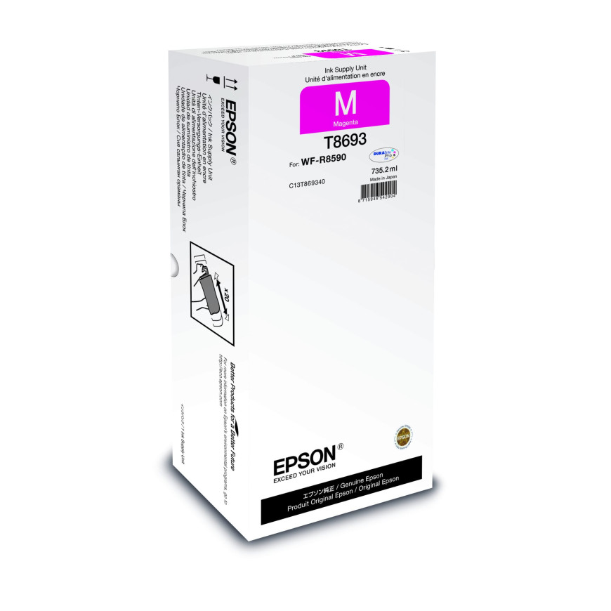 Epson WorkForce Pro WF-R8590 – Unité de stockage d'encre Magenta XXL (C13T86934N)