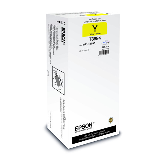 Epson WorkForce Pro WF-R8590 – Unité de recharge d'encre jaune XXL (C13T86944N)