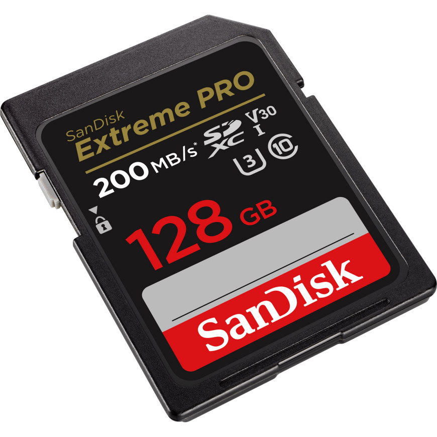 Carte mémoire SanDisk Extreme Pro SDXC UHS-I C10, 128 Go