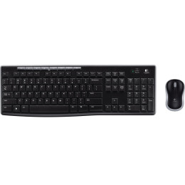 Logitech Wireless Desktop MK270 - Ensemble sans fil souris + Clavier QWERTY