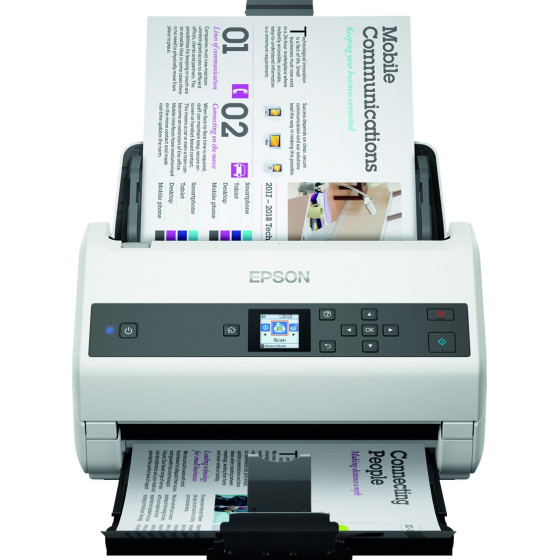 Epson WorkForce DS-870 – Scanner de documents à défilement rapide (B11B250401BA)