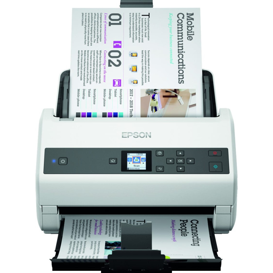 Epson WorkForce DS-870 – Scanner de documents à défilement rapide (B11B250401BA)
