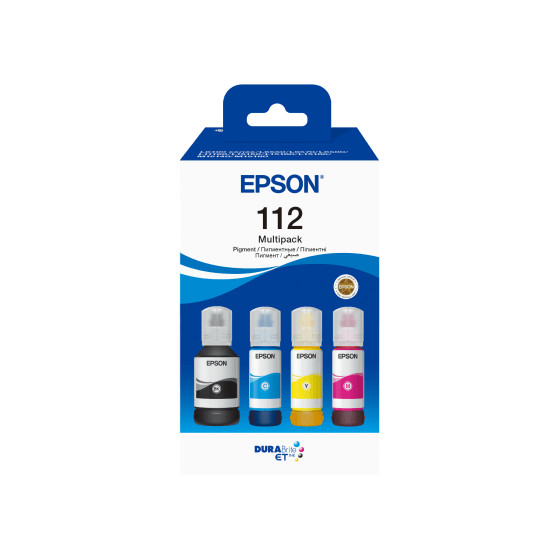 Epson 112 EcoTank – Multipack d'encre 4 couleurs (C13T06C64A)