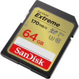 Carte mémoire SanDisk Extreme SDXC UHS-I C10, 64 Go