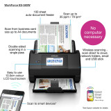 Epson WorkForce ES-580W – Scanner A4 recto verso hautes performances (B11B258401BA)