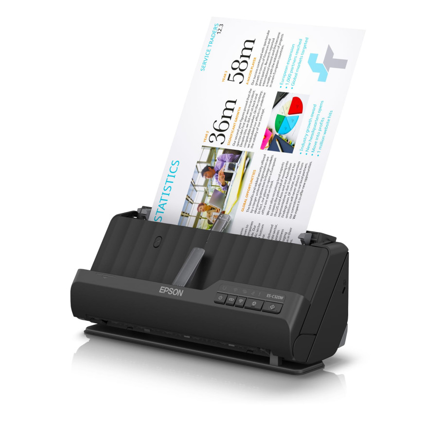 Epson ES-C320W – Scanner A4 compact avec Wi-Fi (B11B270402)