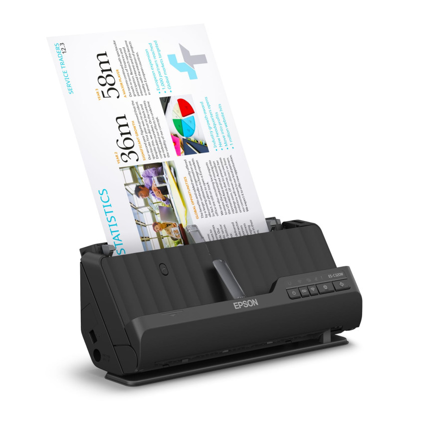 Epson ES-C320W – Scanner A4 compact avec Wi-Fi (B11B270402)