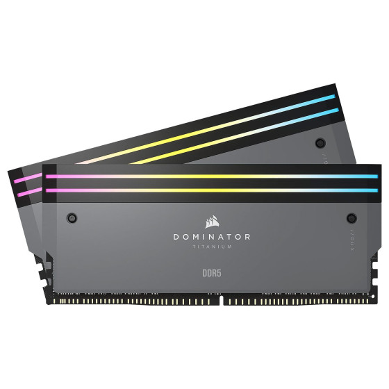 Corsair Dominator Titanium DDR5 - Kit d'éclairage Gris