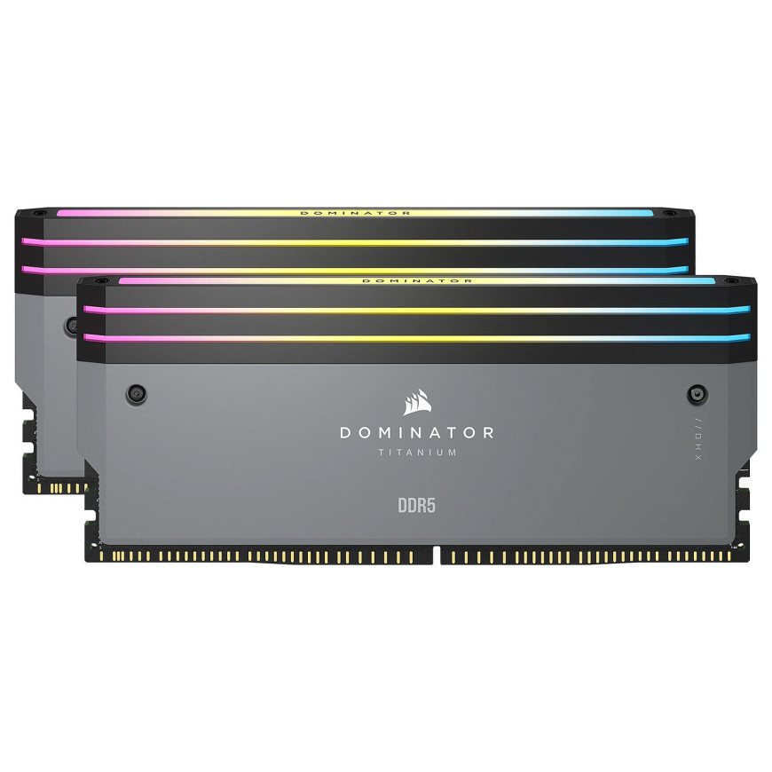 Corsair Dominator Titanium DDR5 - Kit d'éclairage Gris