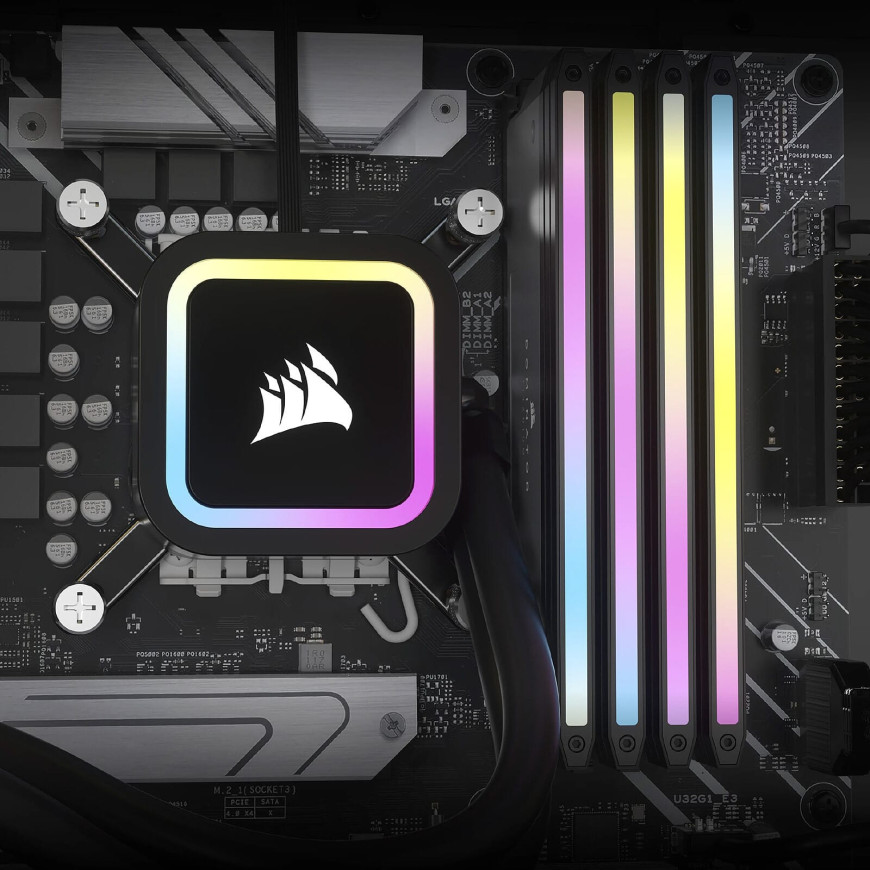Corsair Dominator Titanium DDR5 - Kit d'éclairage Gris