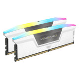 Corsair Vengeance RGB DDR5 32 Go (2 x 16 Go) 6400 MHz CL36 - Blanc