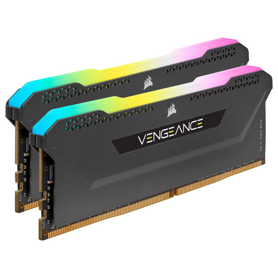 Corsair Vengeance RGB PRO SL Series 64 Go (2 x 32 Go) DDR4 3600 MHz CL18 - Noir