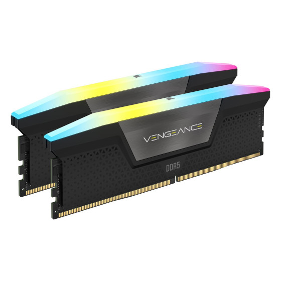 Corsair Vengeance RGB DDR5 32 Go (2 x 16 Go) 5600 MHz CL40 - Noir