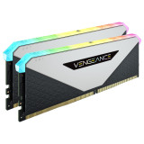 Corsair Vengeance RGB RT 32 Go (2 x 16 Go) DDR4 3200 MHz CL16 - Blanc