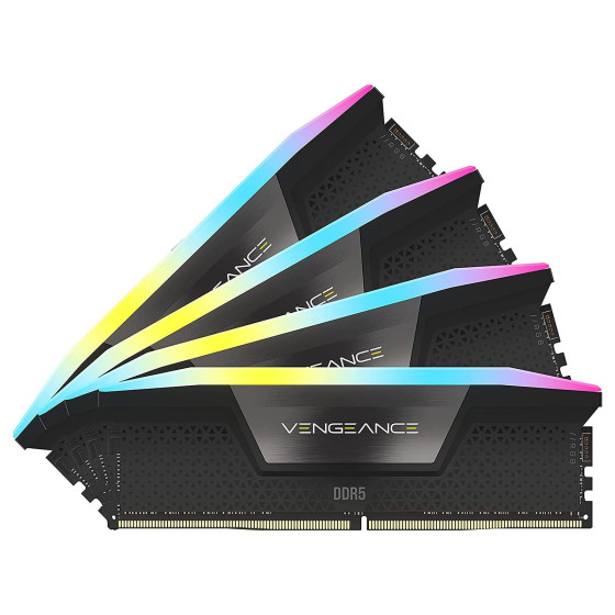 Corsair Vengeance RGB DDR5 128 Go (4 x 32 Go) 5600 MHz CL40 - Noir
