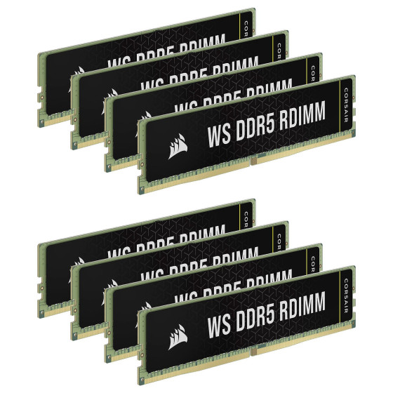 RAM PC Corsair WS DDR5 RDIMM 256 Go (8 x 32 Go) 5600 MHz CL40 (CMA256GX5M8B5600Z40)