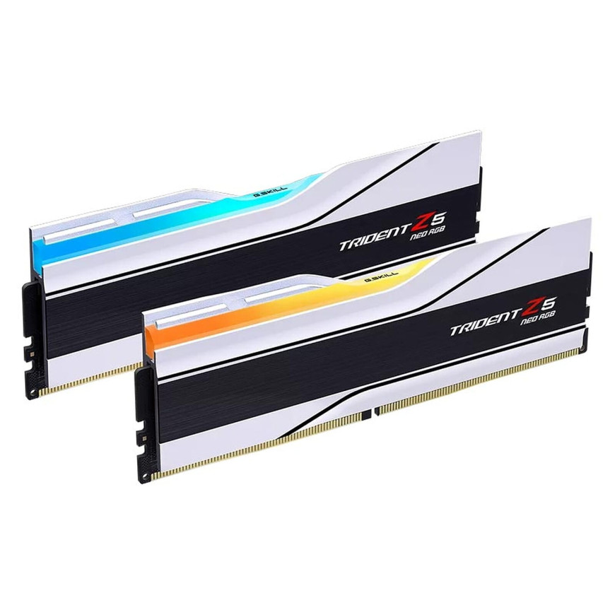 G.Skill Trident Z5 Neo RGB Series 48 Go (2x 24 Go) DDR5 6000 MHz CL28 - Blanc