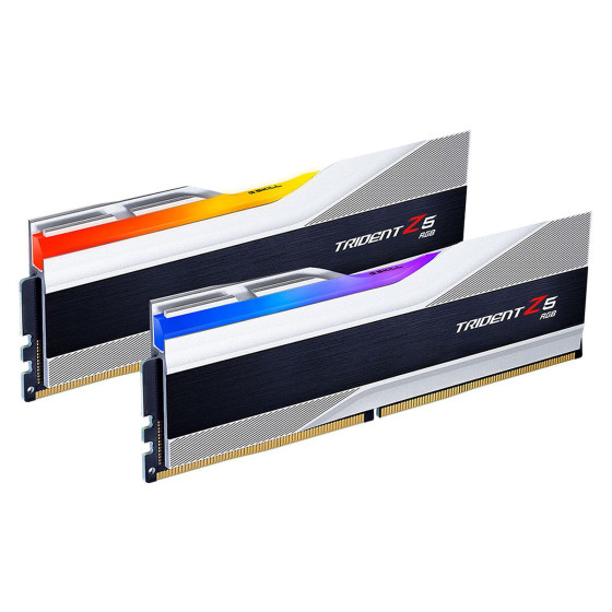 G.Skill Trident Z5 RGB 32 Go (2 x 16 Go) DDR5 6000 MHz CL28 - Argent