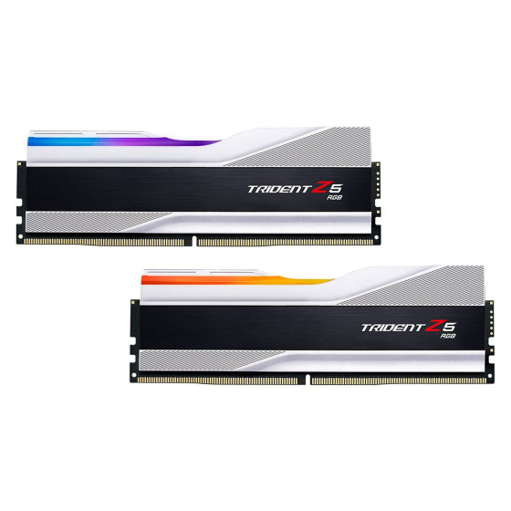 G.Skill Trident Z5 RGB 32 Go (2 x 16 Go) DDR5 6000 MHz CL28 - Argent