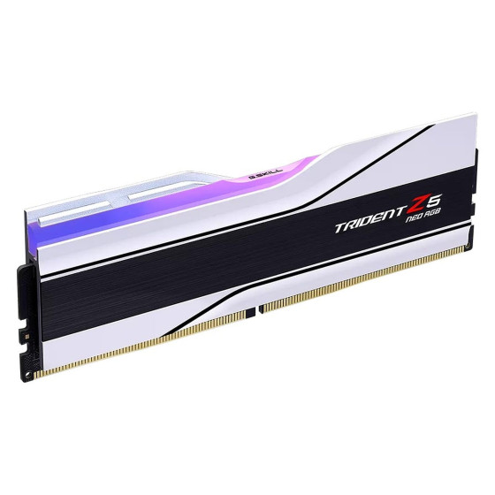 G.Skill Trident Z5 Neo RGB Series 48 Go (2x 24 Go) DDR5 6000 MHz CL28 - Blanc