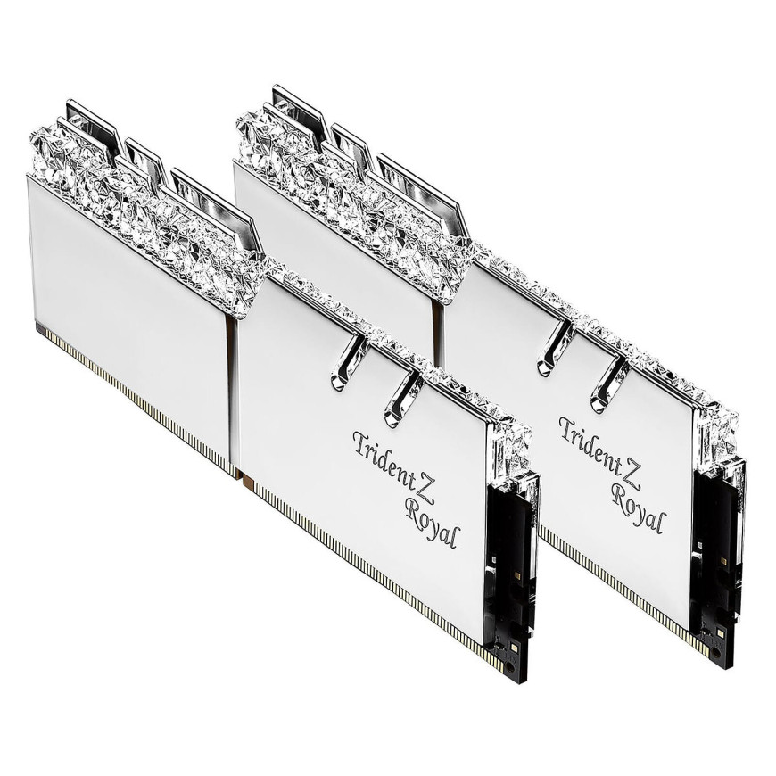 G.Skill Trident Z Royal 32 Go (2 x 16 Go) DDR4 4000 MHz CL18 - Argent