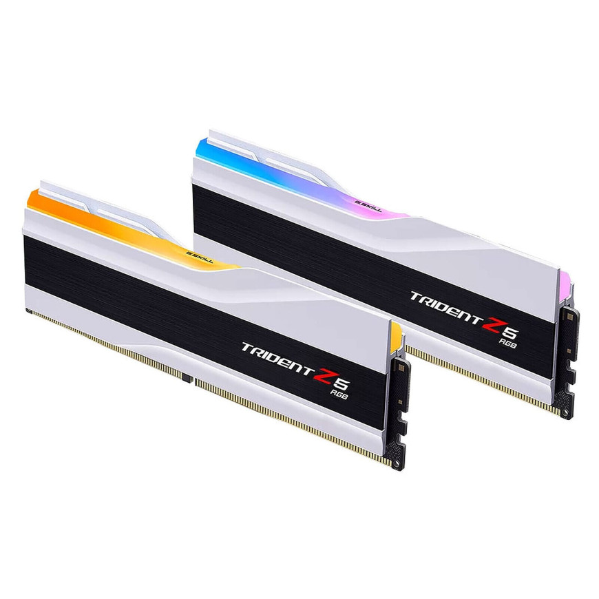 G.Skill Trident Z5 RGB 32 Go (2 x 16 Go) DDR5 7200 MHz CL34 - Blanc