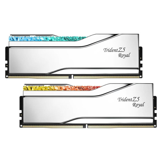 G.Skill Trident Z5 Royal 48 Go (2 x 24 Go) DDR5 8000 MHz CL40 - Argent