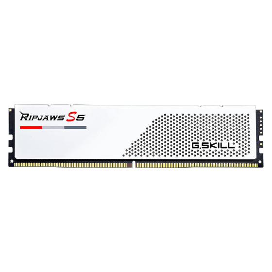 G.Skill RipJaws S5 Low Profile 64 Go (2 x 32 Go) DDR5 5600 MHz CL46 - Blanc