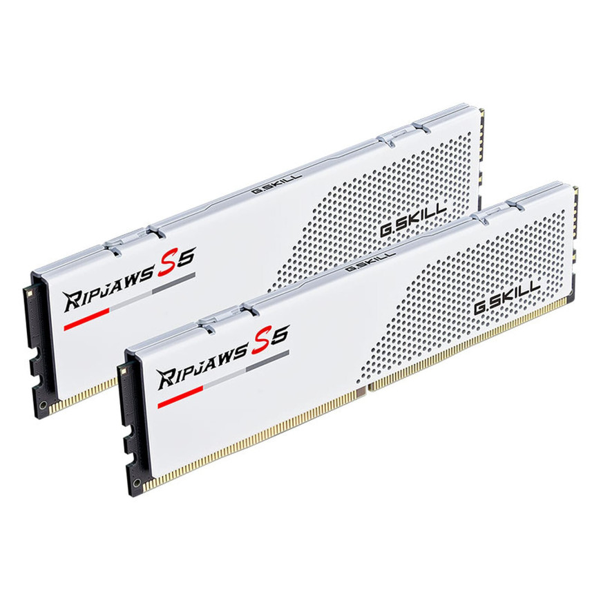 G.Skill RipJaws S5 Low Profile 32 Go (2 x 16 Go) DDR5 6400 MHz CL36 - Blanc