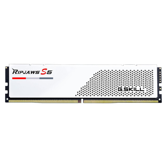G.Skill RipJaws S5 Low Profile 32 Go (2 x 16 Go) DDR5 5600 MHz CL46 - Blanc