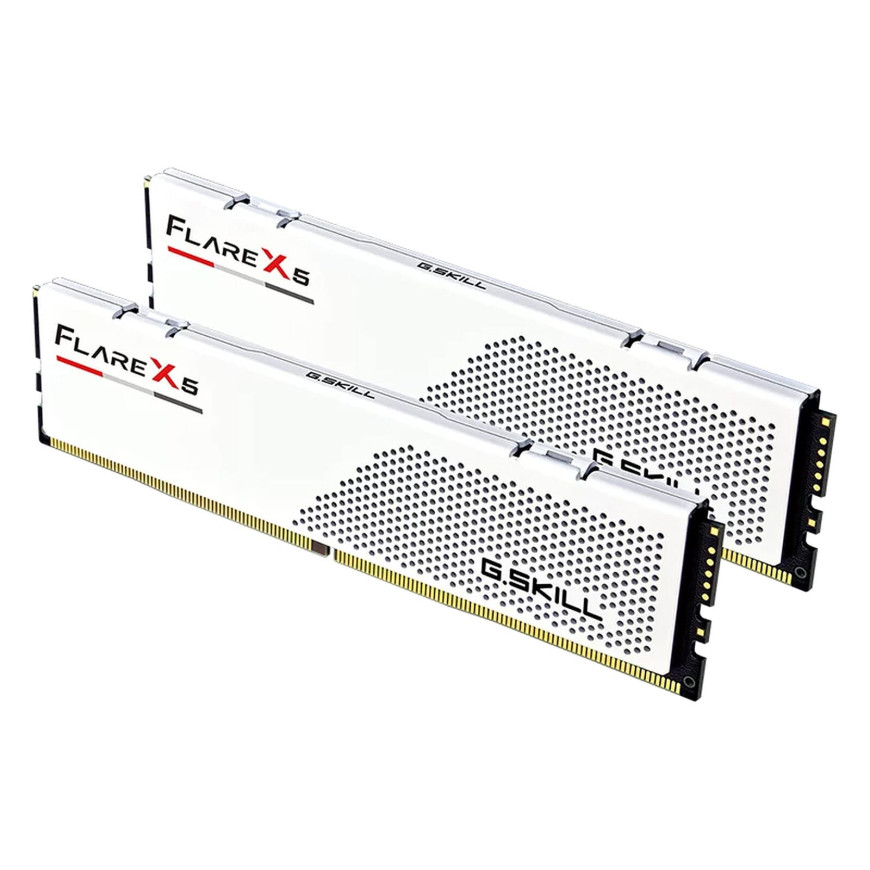 G.Skill Flare X5 Series Low Profile 96 Go (2 x 48 Go) DDR5 6000 MHz CL30 - Blanc