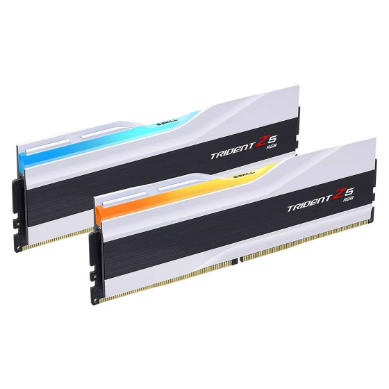G.Skill Trident Z5 RGB 48 Go (2 x 24 Go) DDR5 8000 MHz CL38 - Blanc