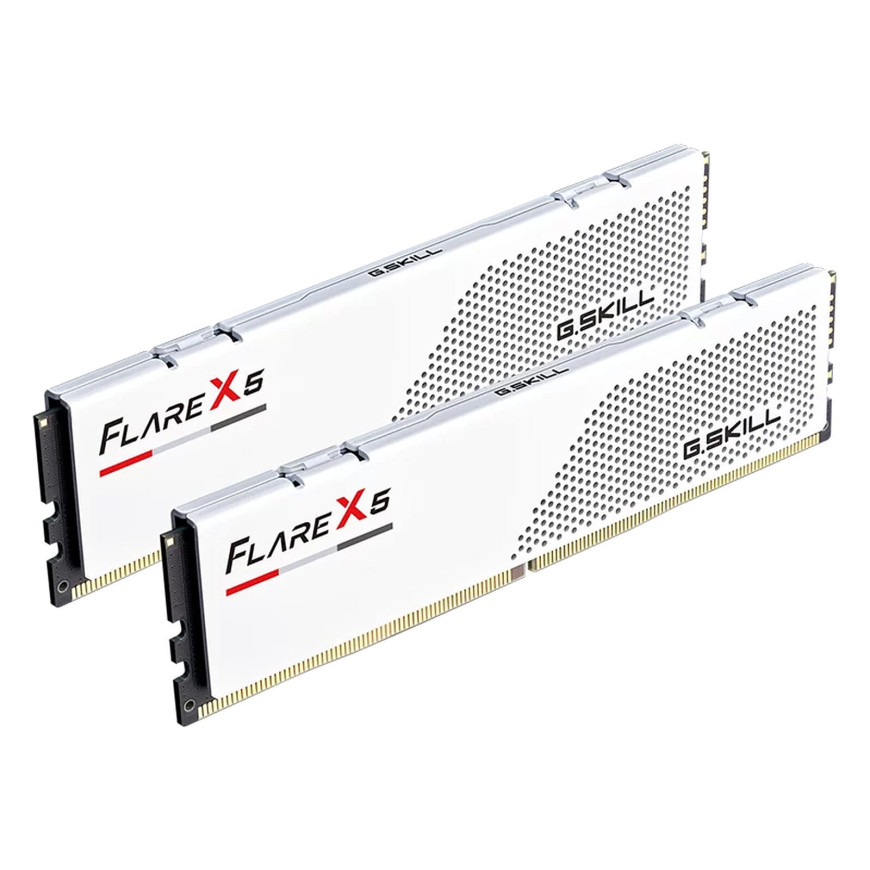 G.Skill Flare X5 Series Low Profile 64 Go (2 x 32 Go) DDR5 6000 MHz CL28 - Blanc
