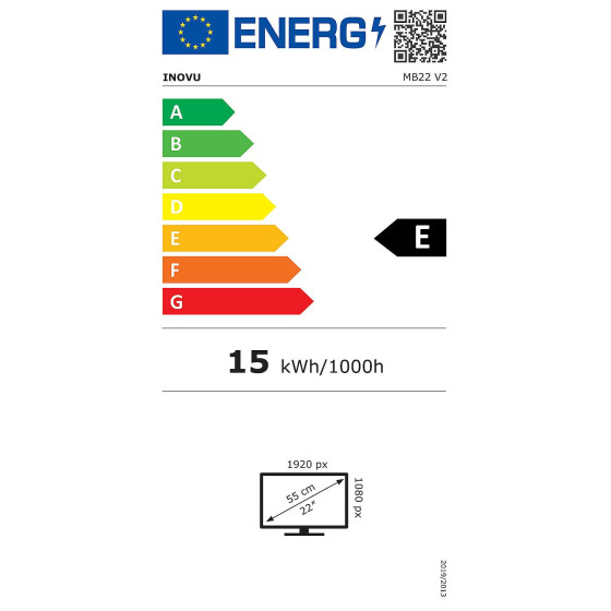 INOVU 21.5" LED - MB22 V2 + SBA1 Noir