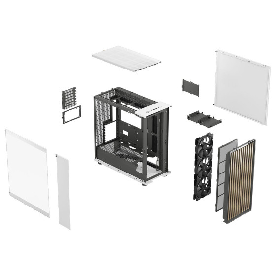Fractal Design North XL TG Chalk Clear