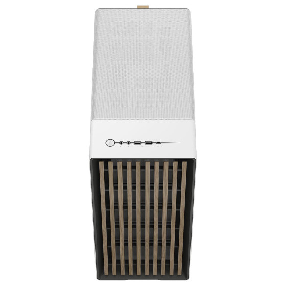 Fractal Design North Chalk White TG Clear